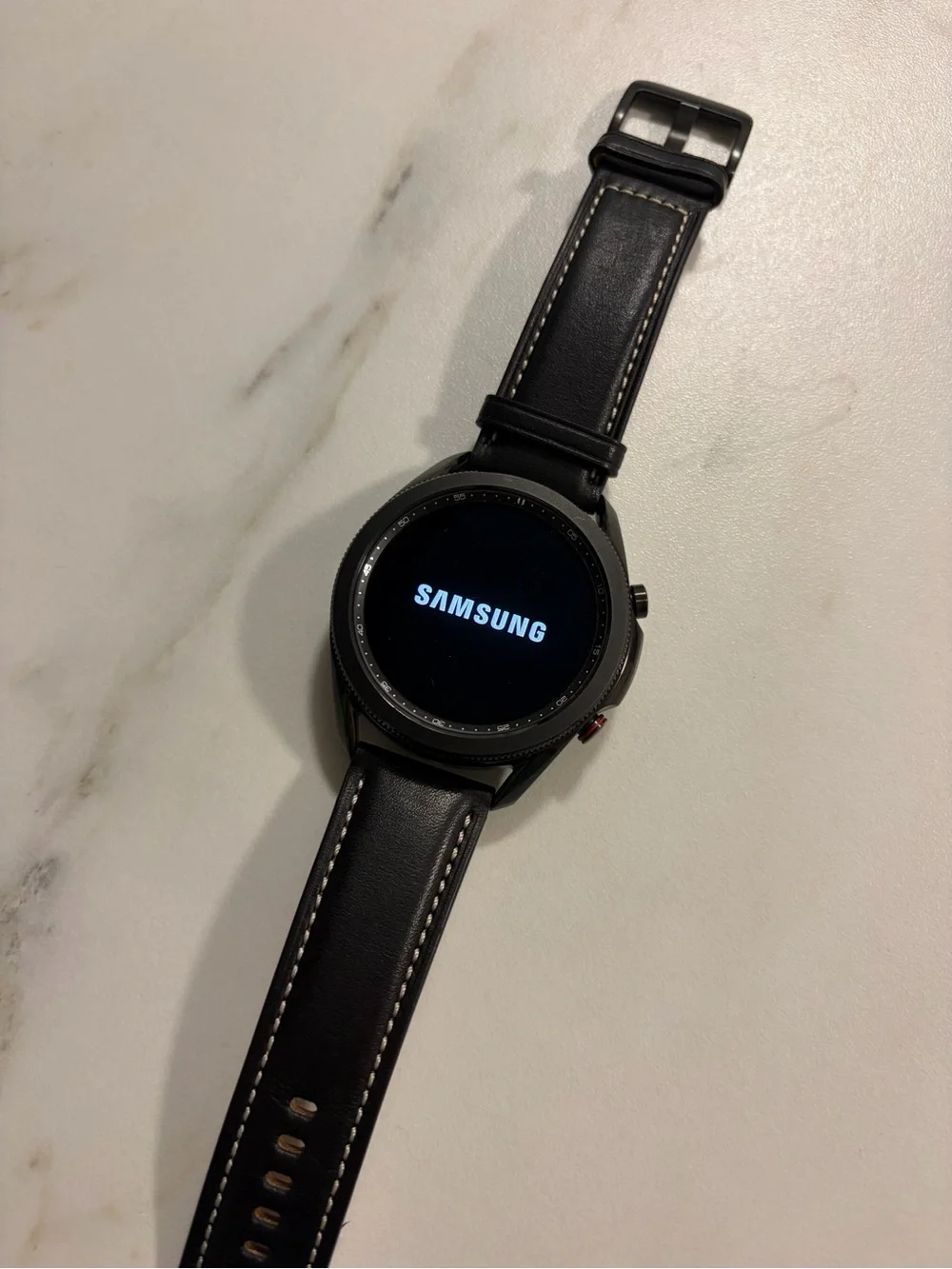 Samsung Galaxy Watch 3 Active S7 Classic Black Leather Smartwatch